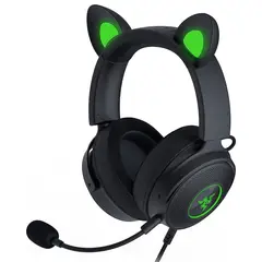 RAZER - AUDIFONO CMICROF KRAKEN KITTY V2 PRO CHROMA USB BLACK