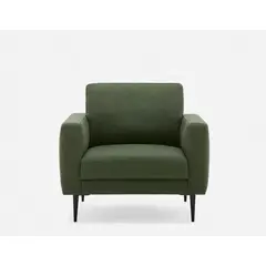 ARTSOFA - Sofá butaca Ruth 1 cuerpo verde militar