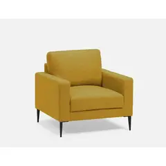 ARTSOFA - Sofá butaca ruht 1 cuerpo amarillo mostaza