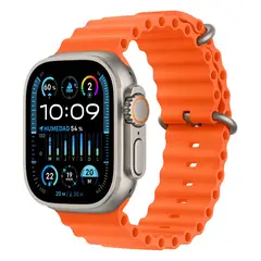 APPLE - Watch Ultra 2 49mm GPS+Cellular Titanio Correa Naranja A2986