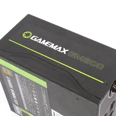 GAMEMAX - Fuente de poder GM-800W Semi modular 80PLUS BRONZE