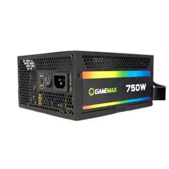 GAMEMAX - Fuente de poder RGB-750W Modular 80PLUS Gold
