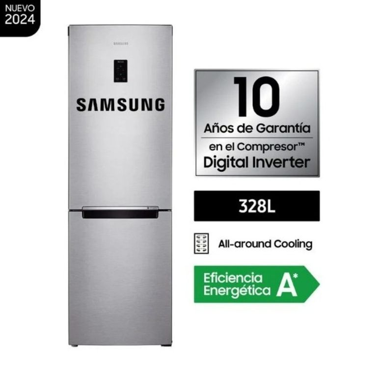 Refrigeradora All Around Cooling 328L Plata RB33J3230SAPE