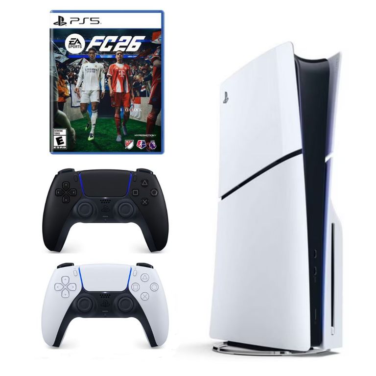 Consola PlayStation 5 Slim lector de discos + Mando Negro + 