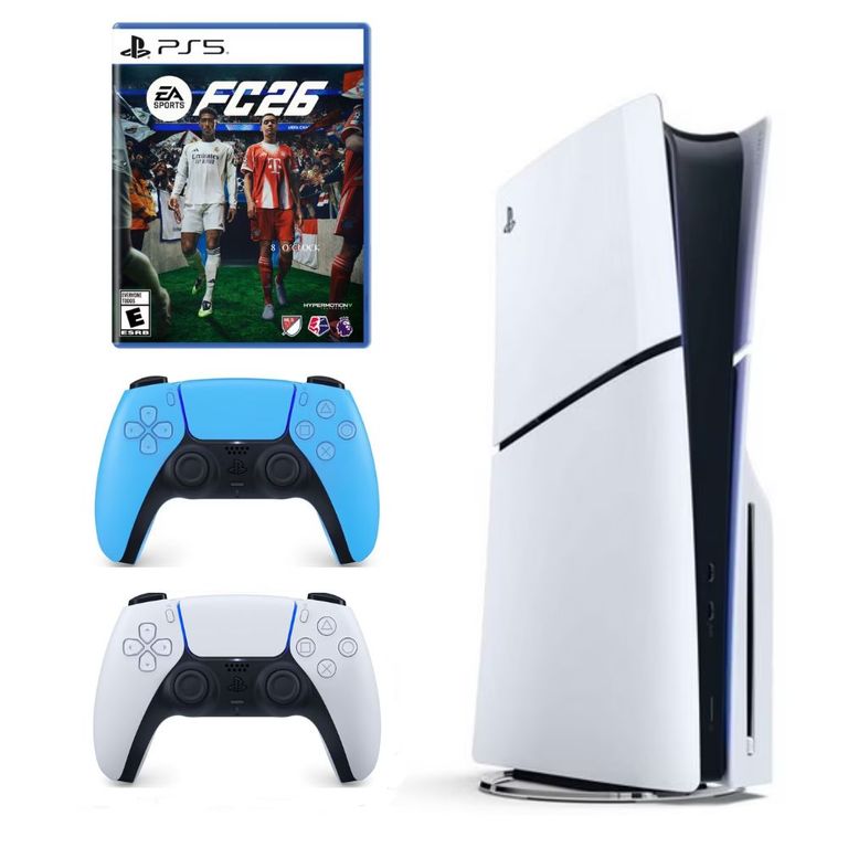 Consola PlayStation 5 Slim lector de discos + Mando Celeste 