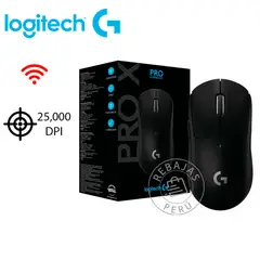 LOGITECH - Mouse G PRO X Superlight Wireless LIGHTSPEED HERO 25K Negro
