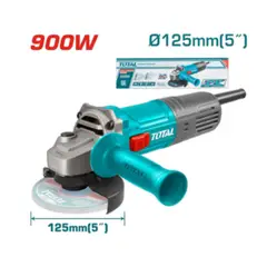 GENERICO - Amoladora Angular 5pulg 900W Mango Largo - TG10912556