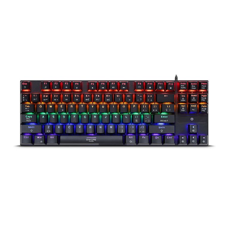 TECLADO GAMER MECANICO 80% SWITCH ROJO