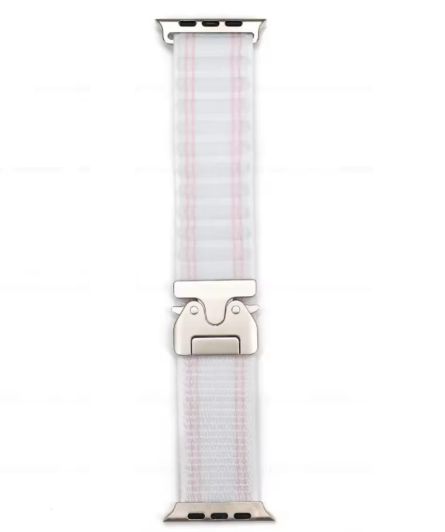 Correa Elastic con Hebilla para Apple Watch 49mm - Blanco
