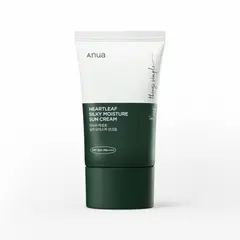 ANUA - Heartleaf Bloqueador Silky Moisture Sun Cream SPF50+