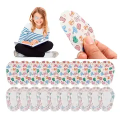 GENERICO - 40 Parches Oculares Para Niño Ojo Perezoso Ambliopía Blanco