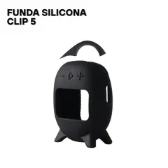 GENERICO - Funda de Silicona con correa para el parlante Jbl Clip 5 - Negro