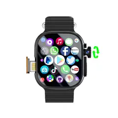 GENERICO - DW100 Pro Chip 4G Android 512GB + 32GB Negro Original