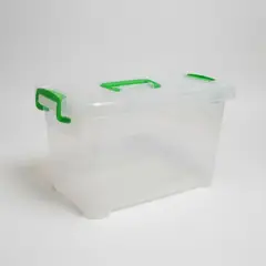 START FG - Fenomenal Cajita Organizadora Vany de Plástico Transparente con Tapa