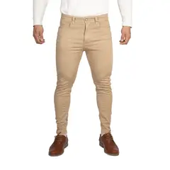 GENERICO - Pantalón Drill Pitillo de Caballero Marlon Color Beige