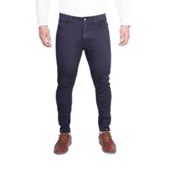 GENERICO - Pantalón Drill Pitillo de Caballero Marlon Color Plomo Colegial