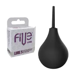 DR PINKY - Enema Anal 220ml Pera para Lavado Anal + Lubricante Five 05 Sachets