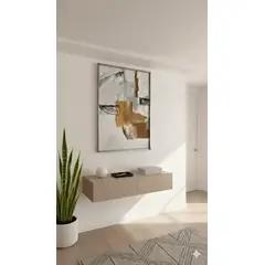 GENERICO - Cuadro decorativo al oleo abstracto 119x80 cm