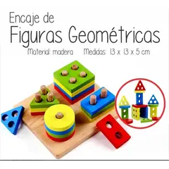 MORITA BAG STORE - JUGUETE DIDACTICO PLANTADO DE FIGURAS GEOMETRICAS