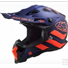 LS2 - CASCO MOTO CROSS MX 700 MATE SOLID SUBVERTER AZUL