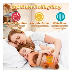 GENERICO - CAPIBARA DORMILÓN QUE RESPIRA MARRÓN MUSICAL RELAJANTE