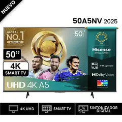 HISENSE - Televisor Led 50 Smart UHD 4K VIDAA 50A5NV 2025