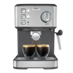 OSTER - Cafetera Espresso 2 x Ciclo BVSTEM5502 15 Bares