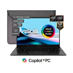 ASUS - Laptop Zenbook UM3406KA-QD92W 14” OLED Ryzen AI 7 350 16GB 1TB SSD Windows 11