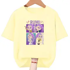 GENERICO - Polos Algodon Rumi Kpop Guerreras Demon Hunters - Tallas 6 al XL