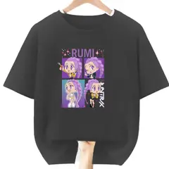 GENERICO - Polos Algodon Rumi Kpop Guerreras Demon Hunters - Tallas 6 al XL