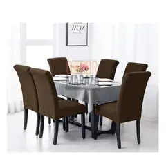 GENERICO - FUNDA DE SILLA 8 PIEZAS TERCIOPELO