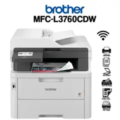 BROTHER - Impresora Laser Color MFC-L3760CDW Multifuncional Ethernet