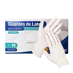 ALKHOFAR - Guantes De Látex Talla M