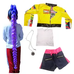 GENERICO - Kpop Rumi Huntrix Demon Hunters Disfraz