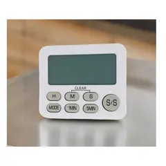 GENERICO - TEMPORIZADOR CRONÓMETRO DIGITAL GRANDE 2 EN 1