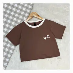 RYBIU IMPORT - Polo Crop Mujer urbano