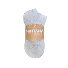 MINTANA - PACK 3 MEDIAS SIN COSTURA TALONERA ALGODON HILO HOMBRE