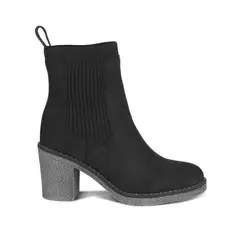 STHEF - BOTIN MUJER CASUAL NEGRO 7612