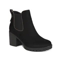 STHEF - Botin Casual con taco Mujer 7633 NEGRO-STHEF