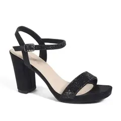 STHEF - Sandalias de Vestir Mujer 7501 NEGRO-STHEF