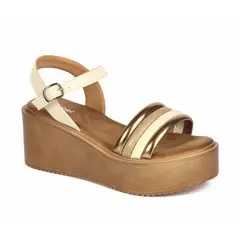 STHEF - SANDALIA MUJER CASUAL BEIGE 7781