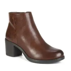 STHEF - Botin Casual con taco Mujer 7649 MARRON-STHEF