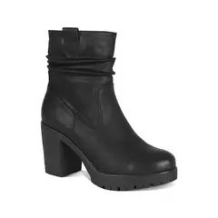 STHEF - Botin Casual con taco Mujer 7638 NEGRO-STHEF
