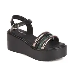 STHEF - SANDALIA MUJER CASUAL NEGRO 7781