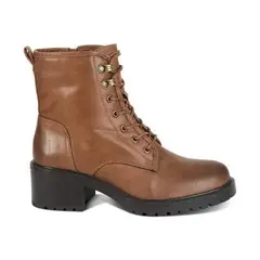 STHEF - Botines Combat Mujer 7648 MARRON-STHEF