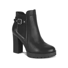 STHEF - Botin Casual con taco Mujer 7636 NEGRO-STHEF