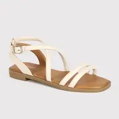 STHEF - SANDALIA MUJER CASUAL OFF WHITE 7743
