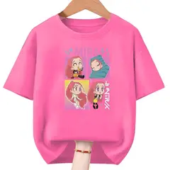 GENERICO - Polos Mira Kpop Guerreras Demon Hunters - Tallas 6 hasta XL