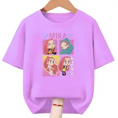 GENERICO - Polos Mira Kpop Guerreras Demon Hunters - Tallas 6 hasta XL