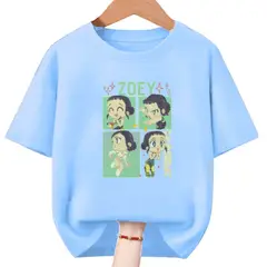 GENERICO - Polos Algodon Zoey Kpop Guerreras Demon Hunters - Tallas 6 hasta XL